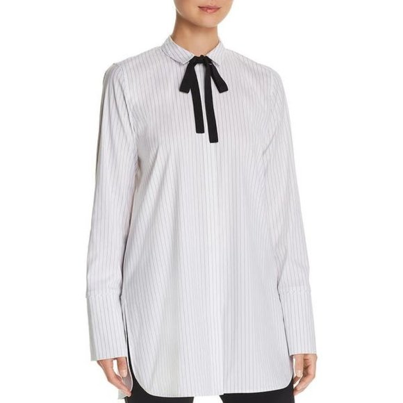 Lafayette 148 New York Tops - Lafayette 148 New York Annaliese Button-Down Shirt